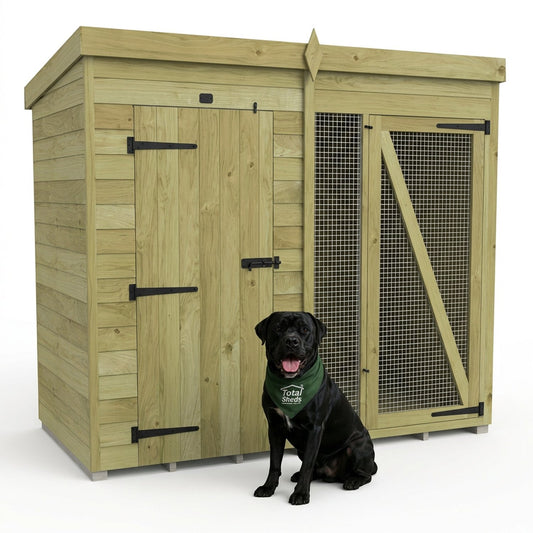 8 x 4 Dog Kennel And Run (Full Height) - view 3