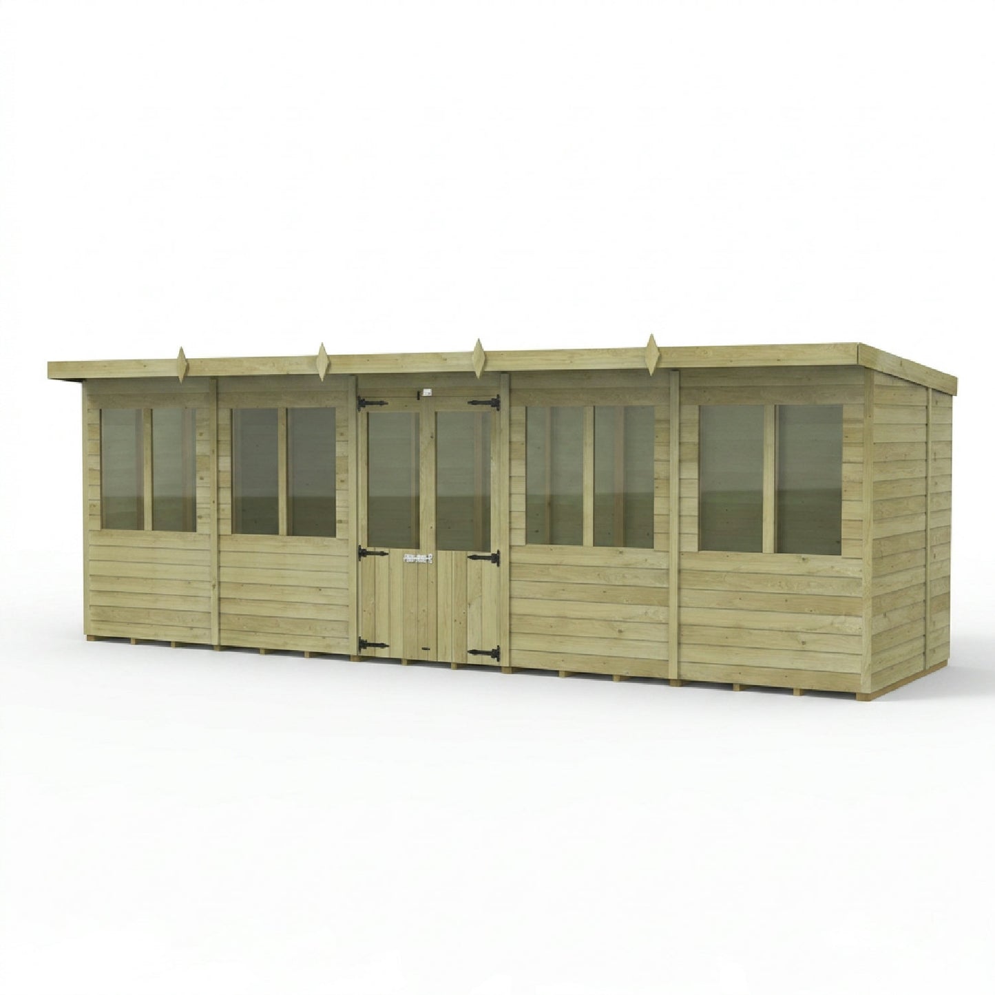 20 x 7 Pent Summer House - view 4