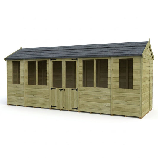 18 x 4 Apex Summer House - view 2