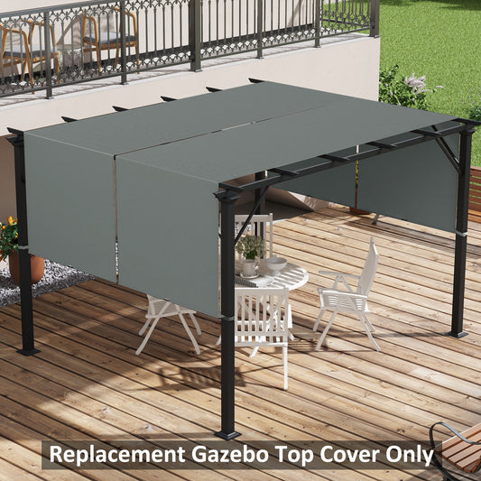 2 Pcs UV Protection Pergola Replacement Canopy, Pergola Shade Cover, Easy to Install, for 3 x 3(m) Pergola