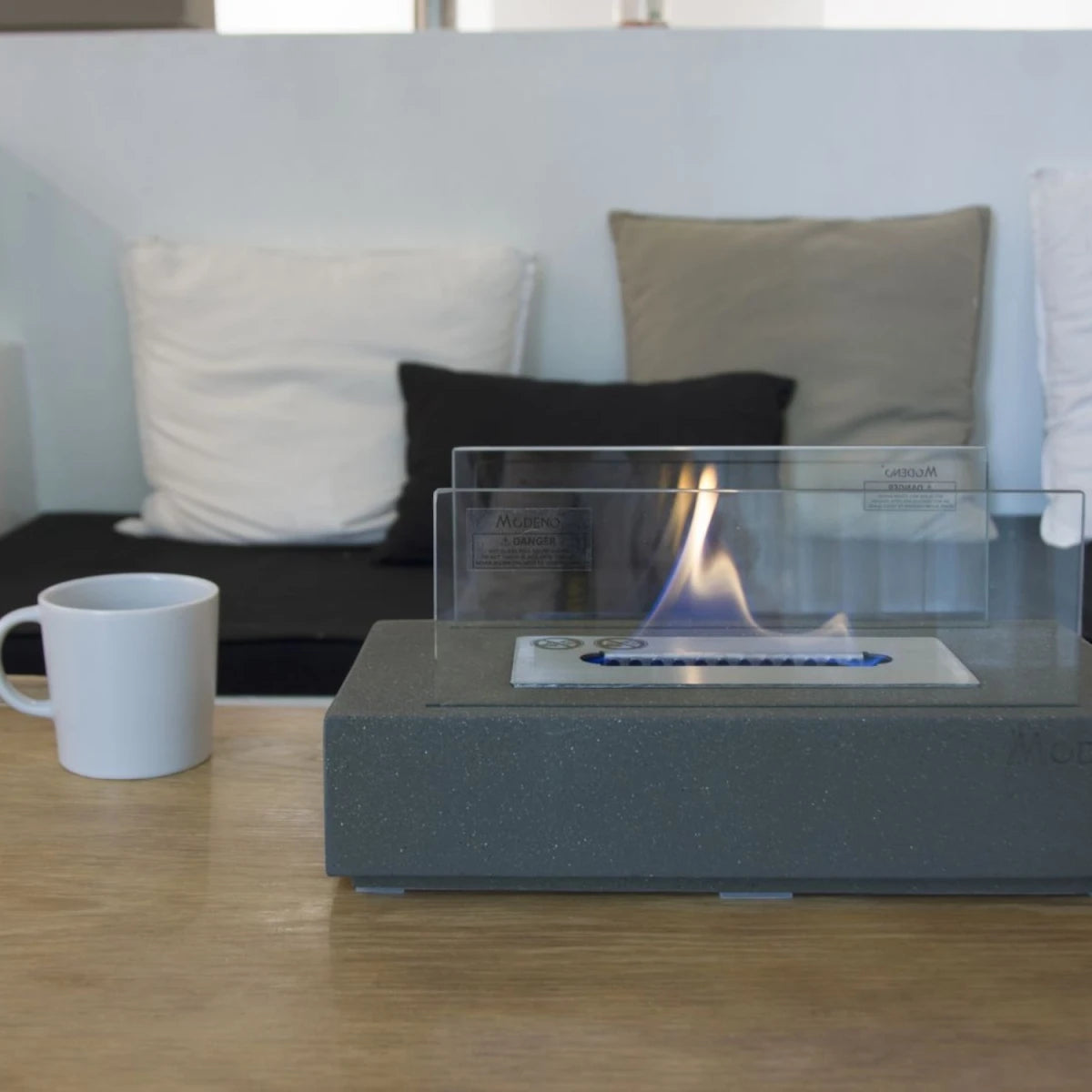 Kira Bioethanol Tabletop Fireplace - Tabletop Bioethanol Fire